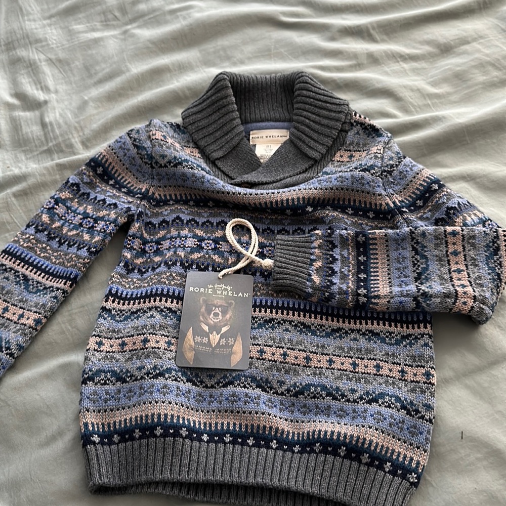 Rotor whelan sweater fair isle sweater boys sweater 5t rotor whelan 5t